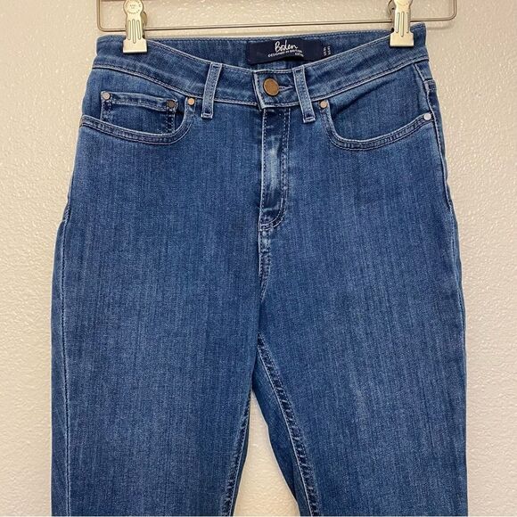 Boden Jeans Mayfair Modern Skinny mid rise medium wash women’s size 4 long (32”) - Picture 3 of 14